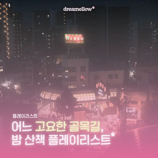 어느 고요한 골목길, 밤 산책 플레이리스트